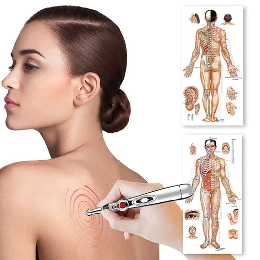 Stylo D'acupuncture Électronique 3 Embouts